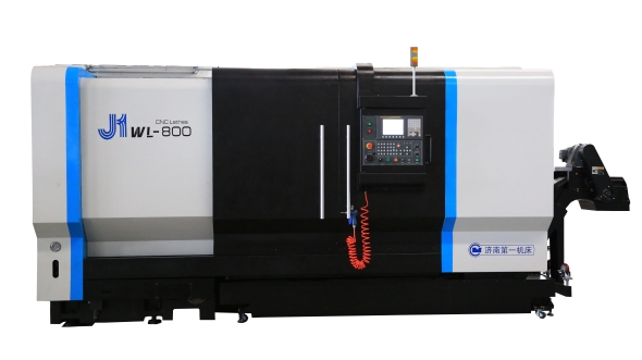 J1WL-800 CNC lathe with slant bed for machining aluminum wheel hub